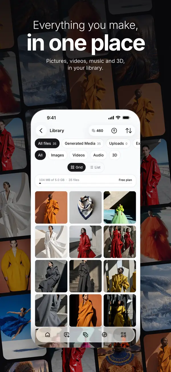 The Library: every picture and video on the account