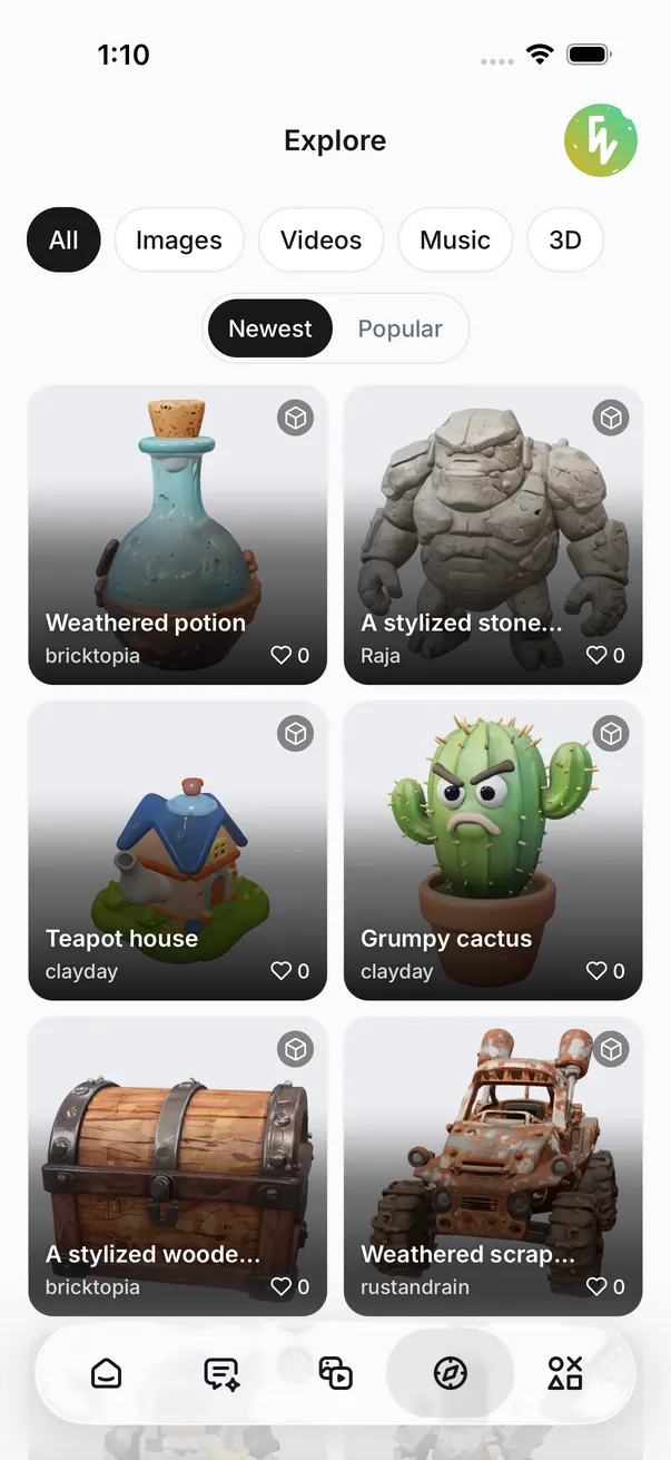 The genvi app: 3D models on Explore